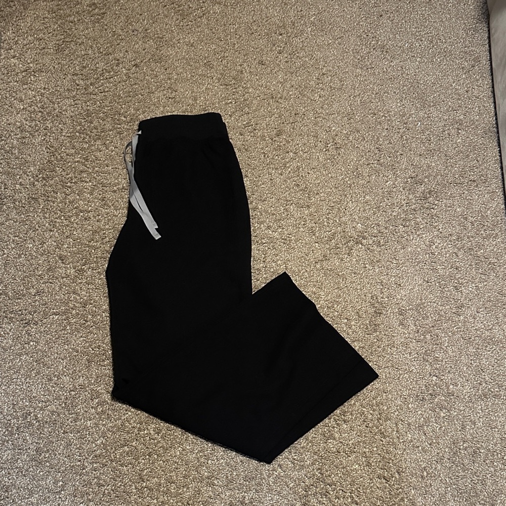 Figs Black Isabel High Waisted Wide Leg